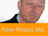 Banner Rainer Wiegard, MdL
