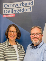 CDU-Kreisvorsitzende Marion Schiefer (MdL) und der neue Vorsitzende, Malte Steckmeister