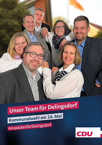 Unser Team für Delingsdorf — Kommunalwahl am 14. Mai 2023